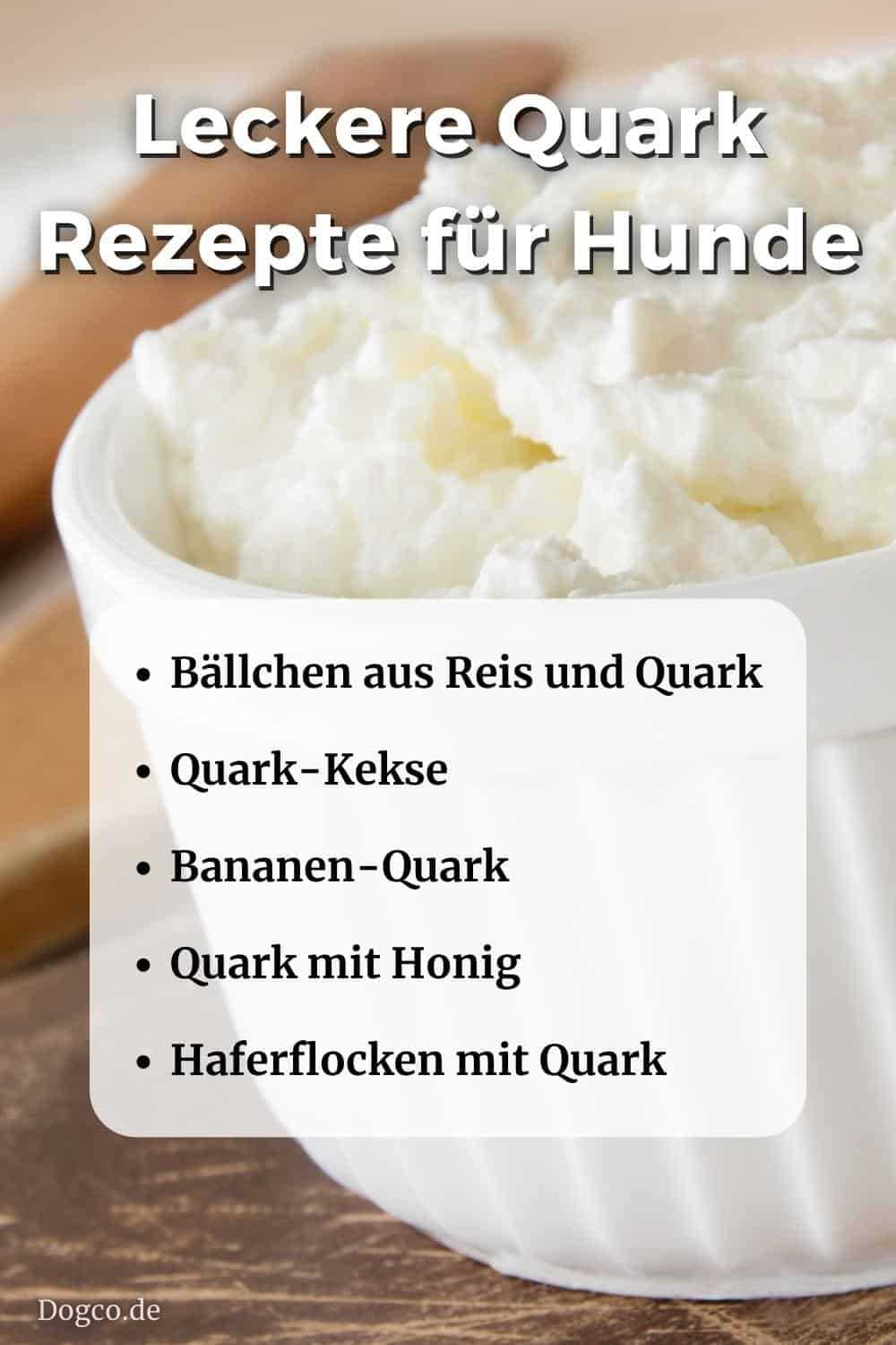 Wie viel Quark sollten Hunde essen?