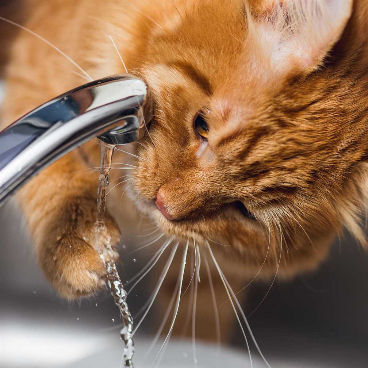 Durchschnittliche Wasseraufnahme einer Katze